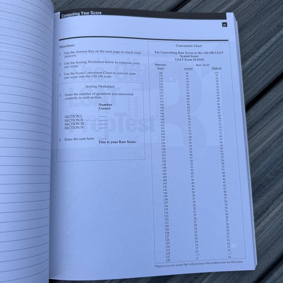 LSAT PrepTests Book in Purple and Orange - Picture 12 of 17